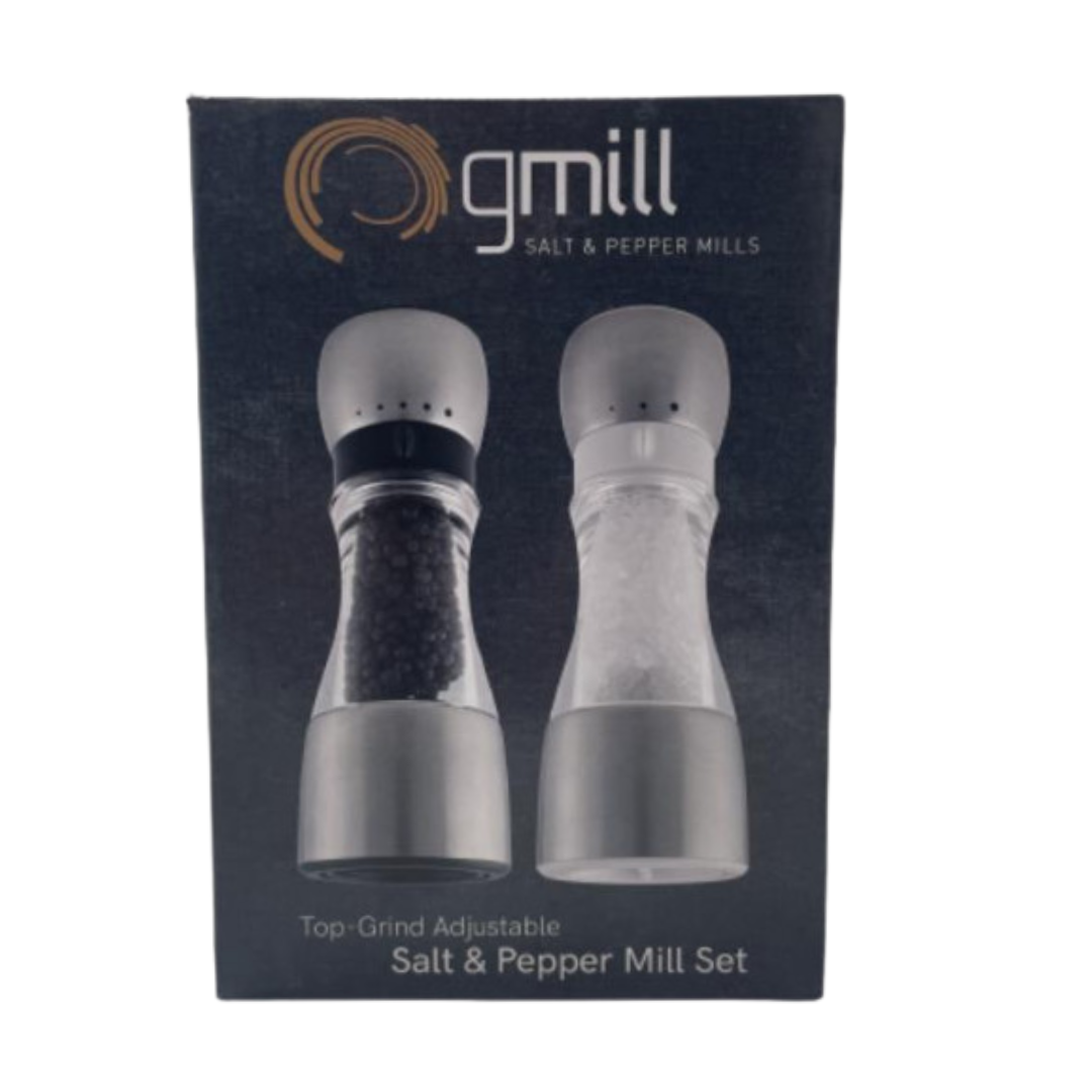 Gmill Salt & Pepper Mill Set Gmill Salt & Pepper Mill Set